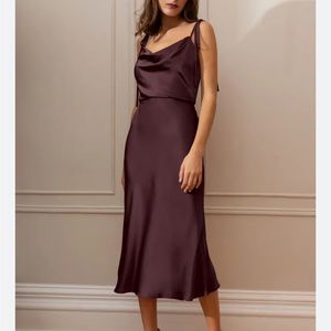Jenny Yoo Dress KAT - MAHOGANY